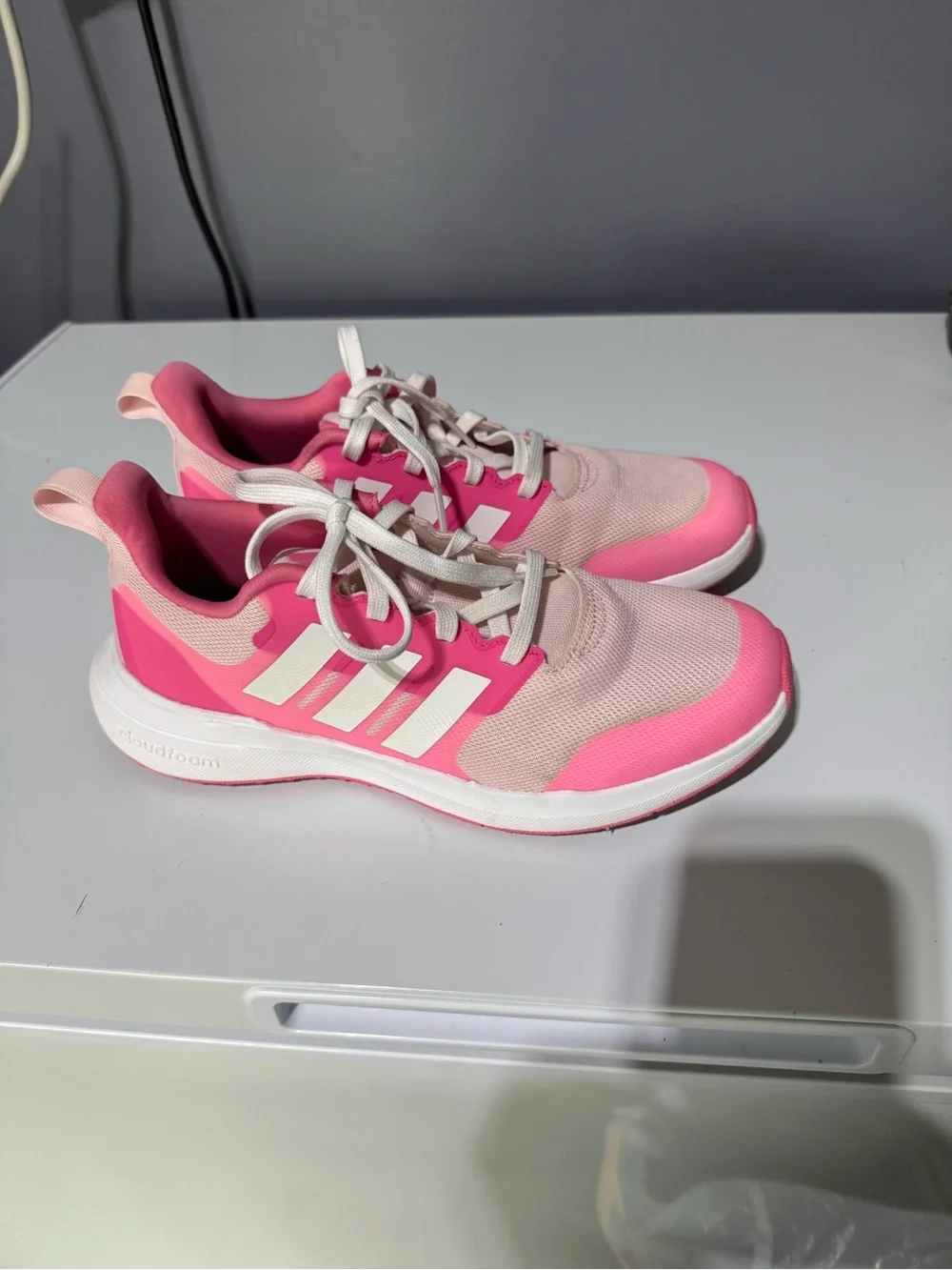 adidas Pink and Hot Pink Women's Athletic Sneakers